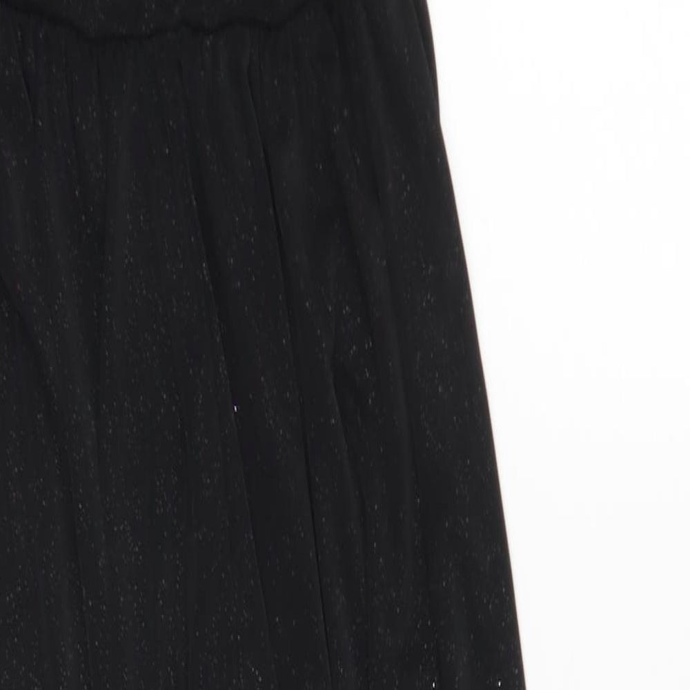 New Look Womens Black  Polyester Jumpsuit One-Piece Size 10 L24 in