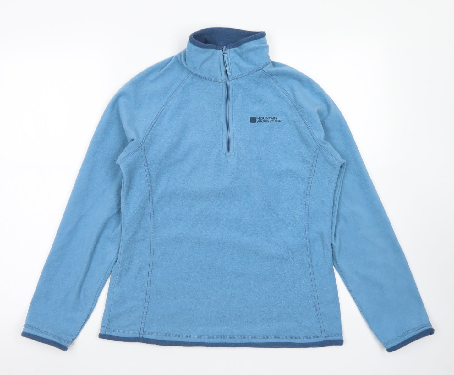 Mountain Warehouse Womens Blue  Polyester Pullover Sweatshirt Size 10  Zip
