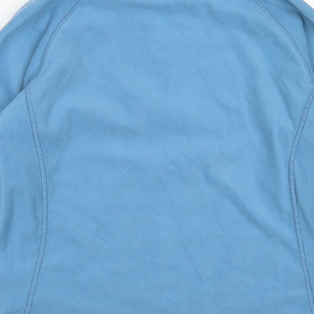 Mountain Warehouse Womens Blue  Polyester Pullover Sweatshirt Size 10  Zip