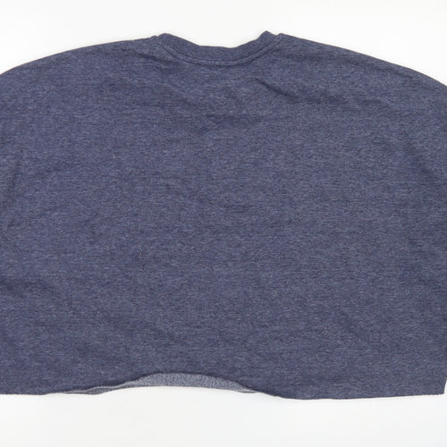 Primark Womens Blue  Polyester Pullover Sweatshirt Size M   - Cropped