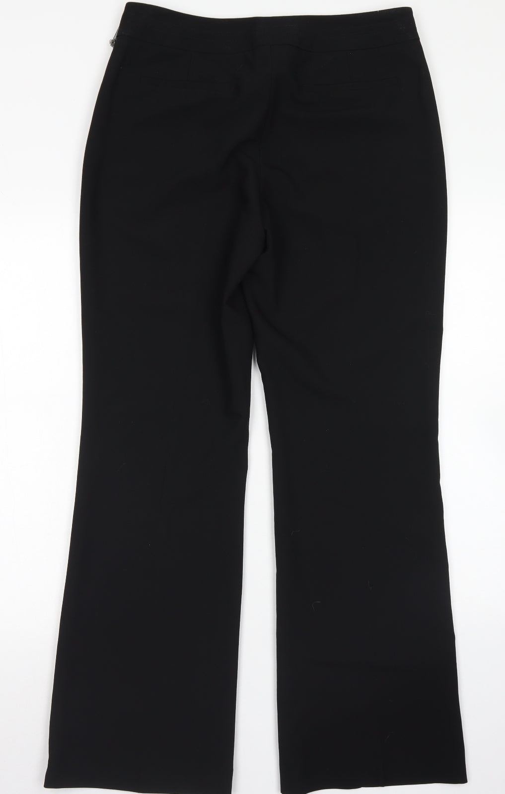 Principles Womens Black  Polyester Dress Pants Trousers Size 12 L29 in Regular Hook & Eye
