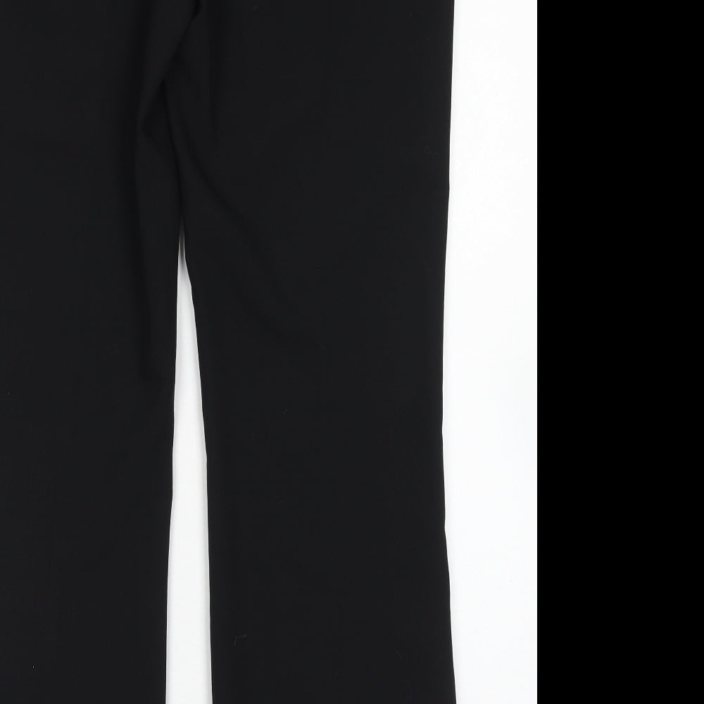 Principles Womens Black  Polyester Dress Pants Trousers Size 12 L29 in Regular Hook & Eye