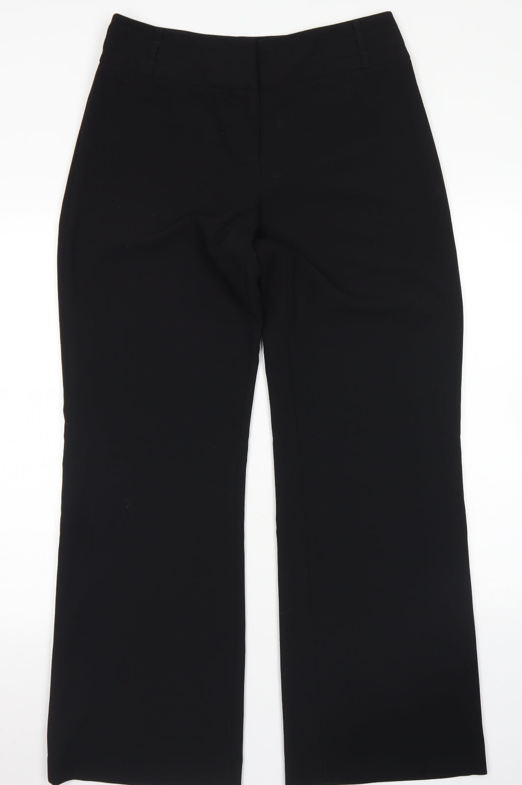 Principles Womens Black  Polyester Dress Pants Trousers Size 12 L28 in Regular Hook & Eye