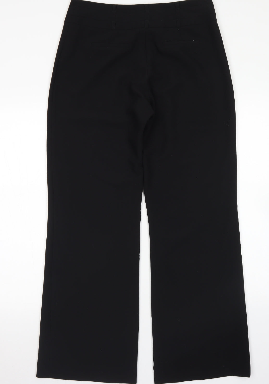 Principles Womens Black  Polyester Dress Pants Trousers Size 12 L28 in Regular Hook & Eye
