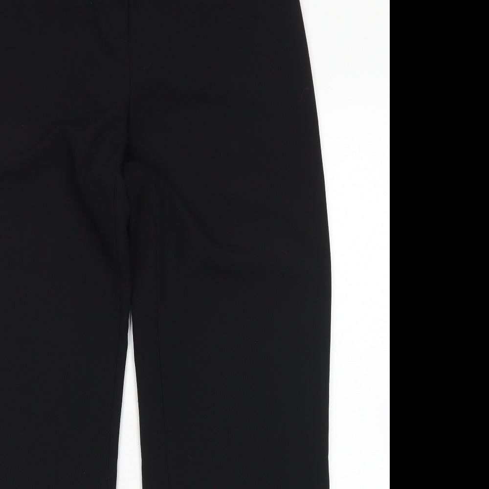 Principles Womens Black  Polyester Dress Pants Trousers Size 12 L28 in Regular Hook & Eye