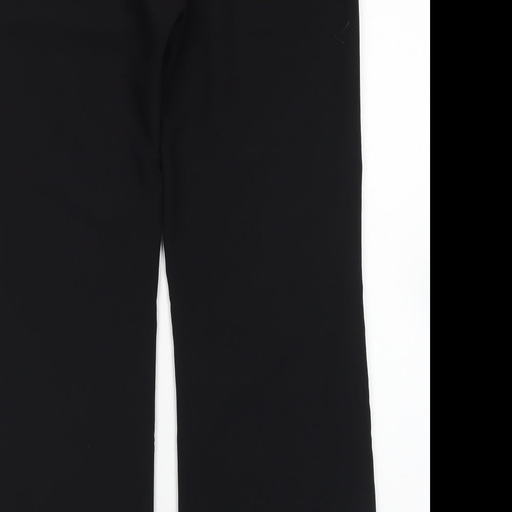 Principles Womens Black  Polyester Dress Pants Trousers Size 12 L28 in Regular Hook & Eye