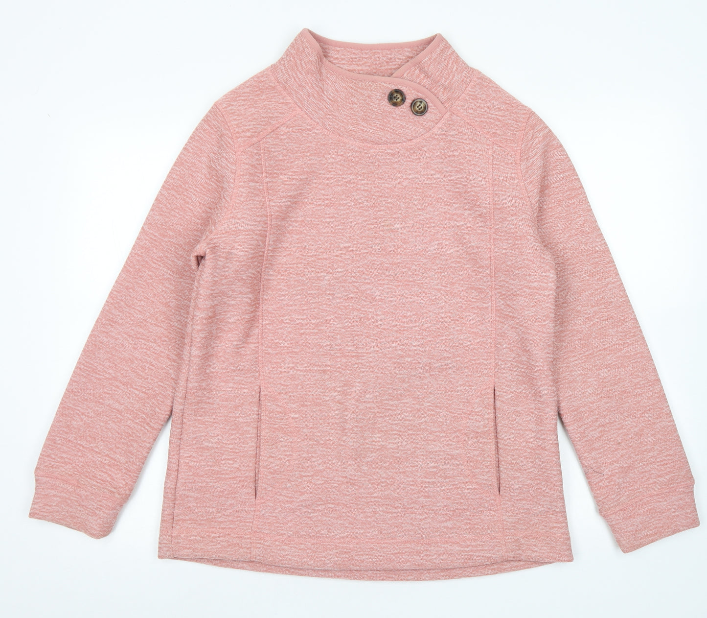TU Womens Pink  Polyester Pullover Sweatshirt Size 14