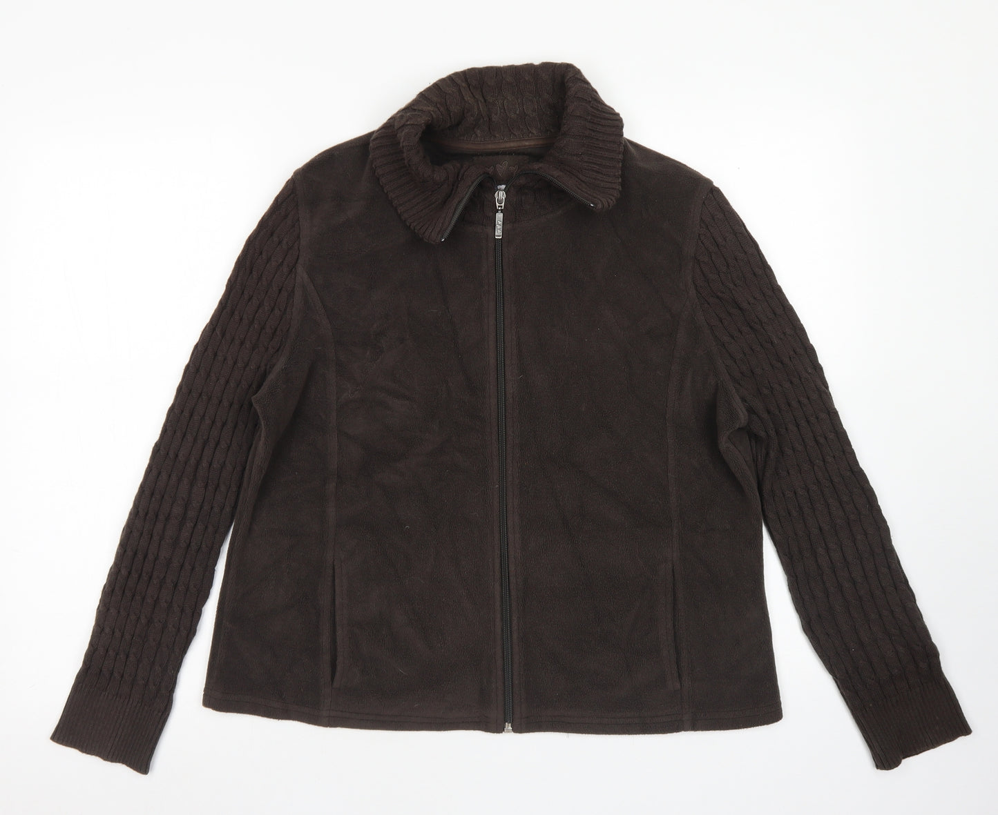 Per Una Womens Brown   Jacket  Size L  Zip