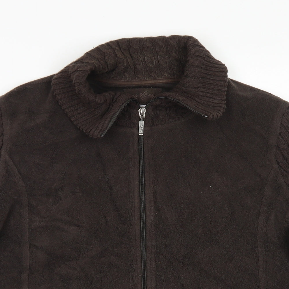 Per Una Womens Brown   Jacket  Size L  Zip