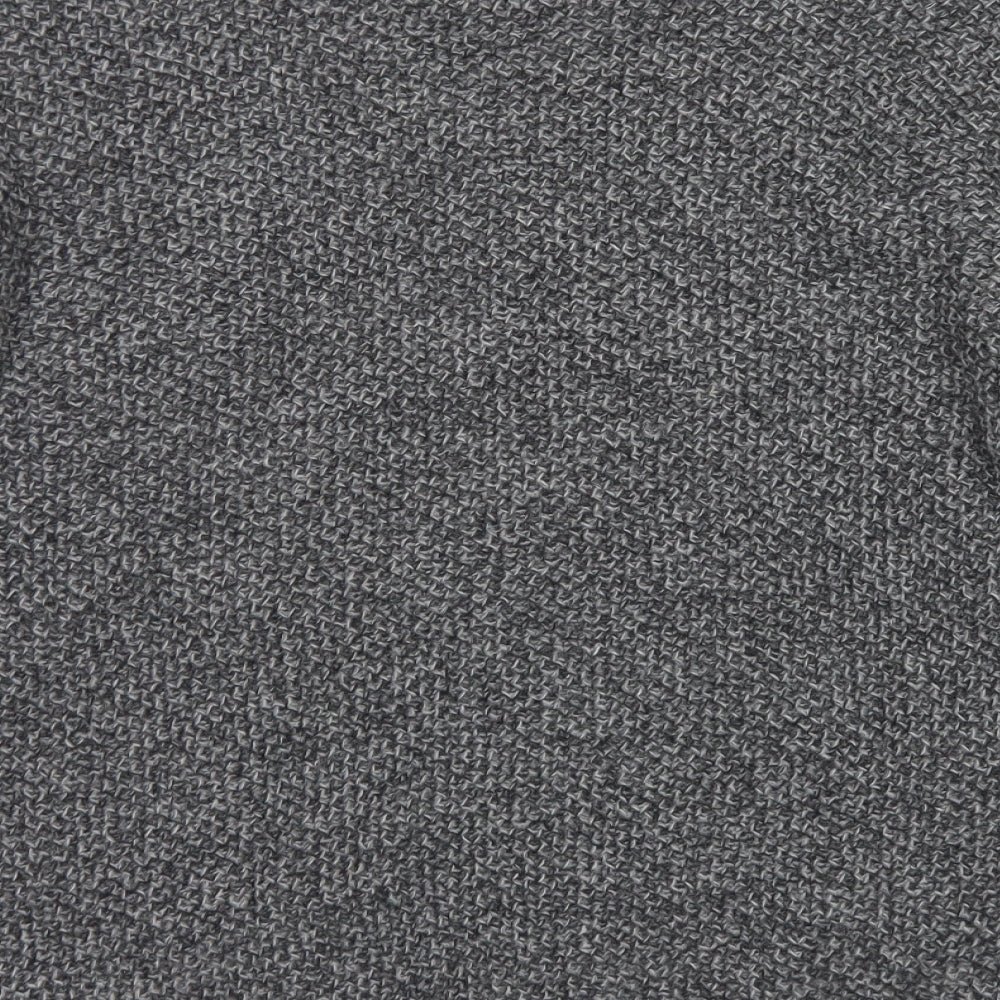 NEXT Mens Grey Crew Neck  Acrylic Pullover Jumper Size XL