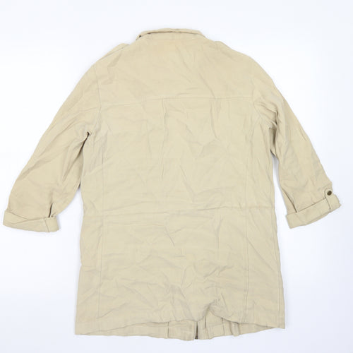 Zara Womens Beige   Jacket  Size XS  Zip