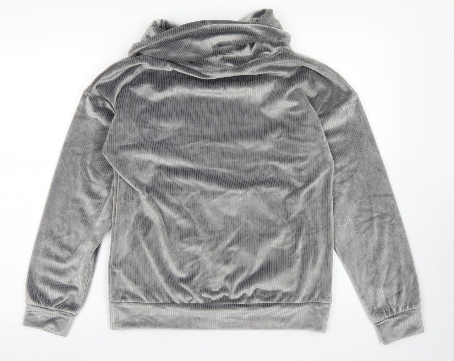 Nutmeg Womens Grey  Polyester Pullover Sweatshirt Size 8