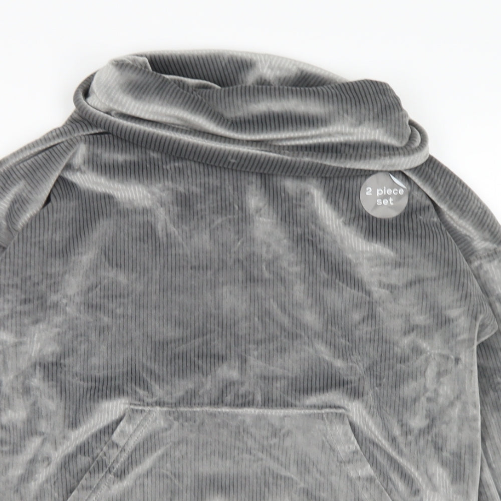 Nutmeg Womens Grey  Polyester Pullover Sweatshirt Size 8