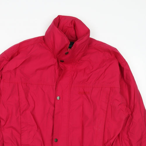 Scanda Womens Pink   Rain Coat Coat Size S  Zip