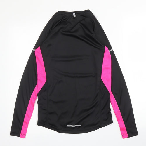 Karrimor Womens Black  Polyester Basic T-Shirt Size 8 Round Neck