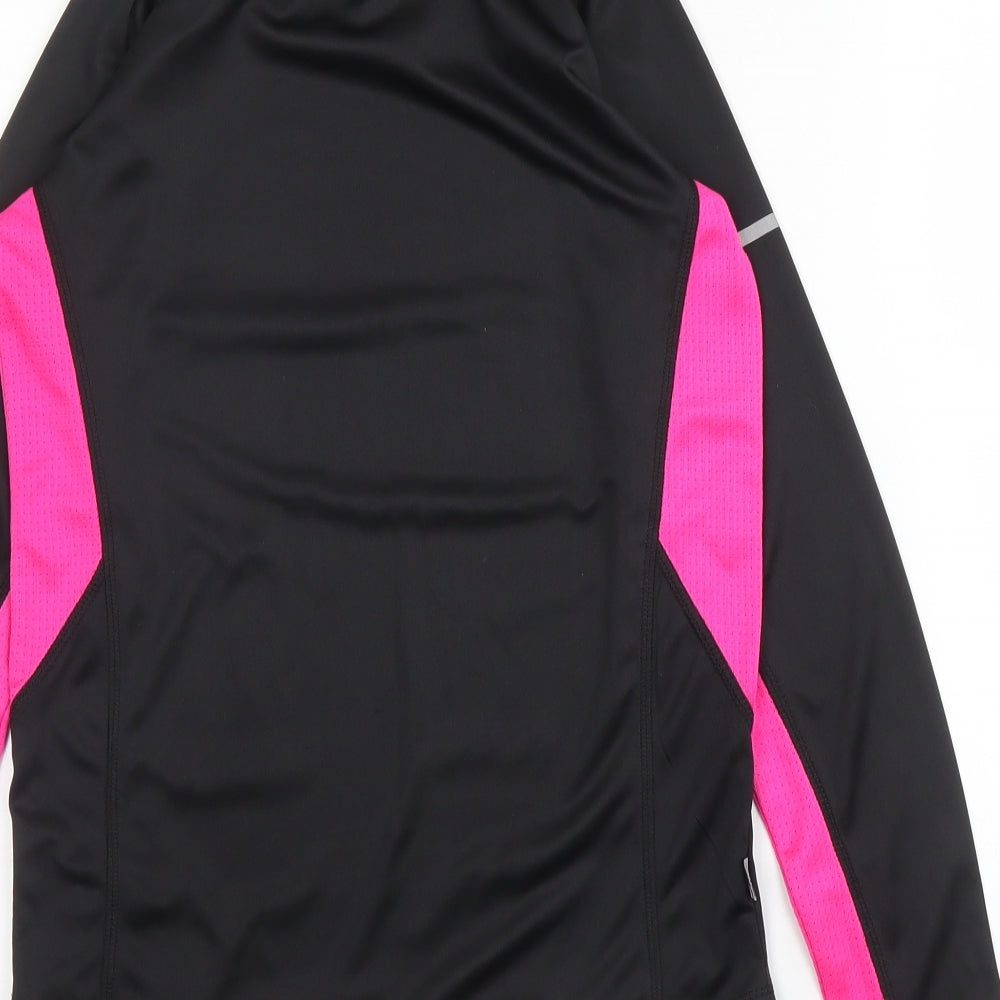 Karrimor Womens Black  Polyester Basic T-Shirt Size 8 Round Neck