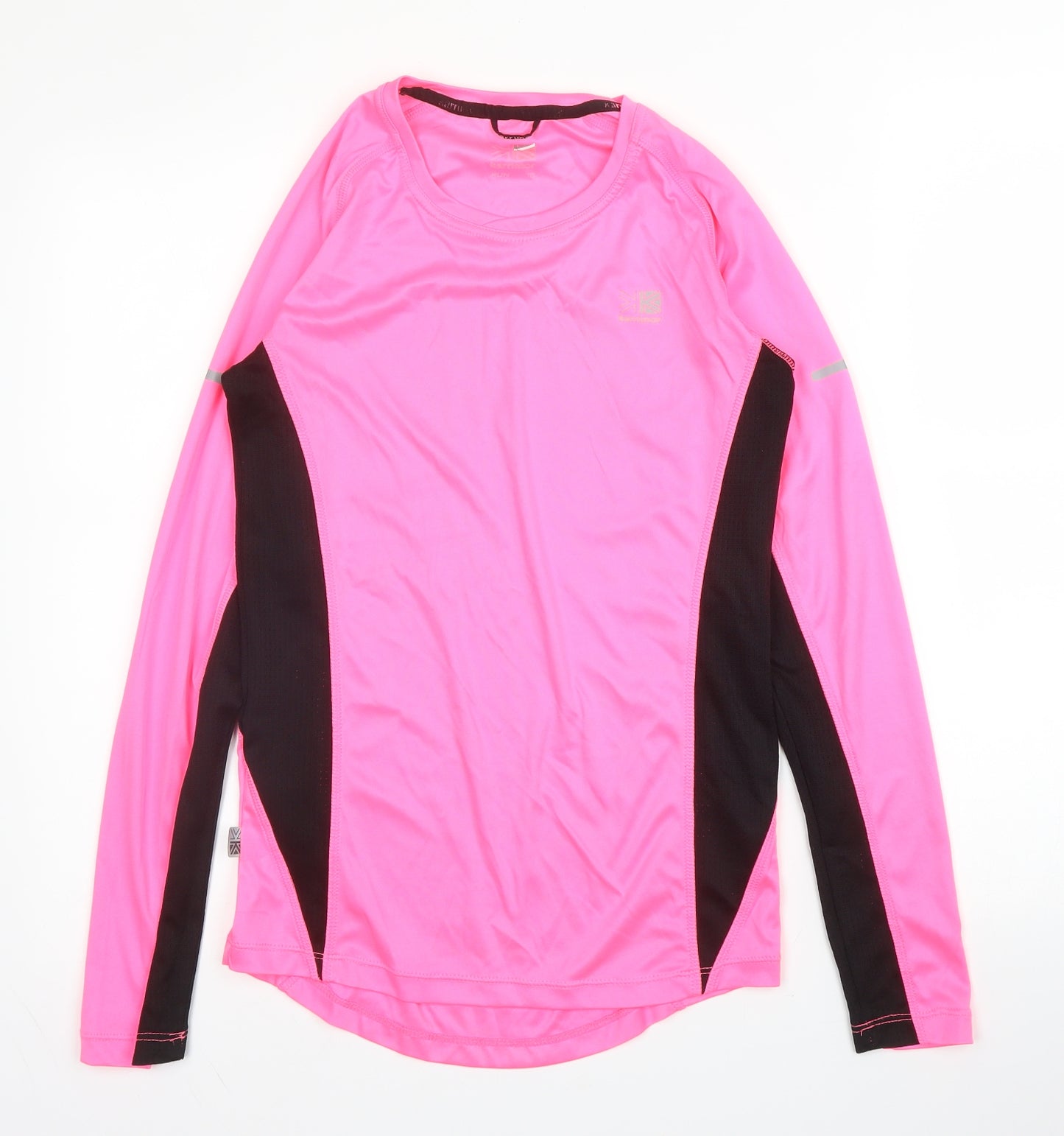 Karrimor Womens Pink  Polyester Basic T-Shirt Size 10 Round Neck