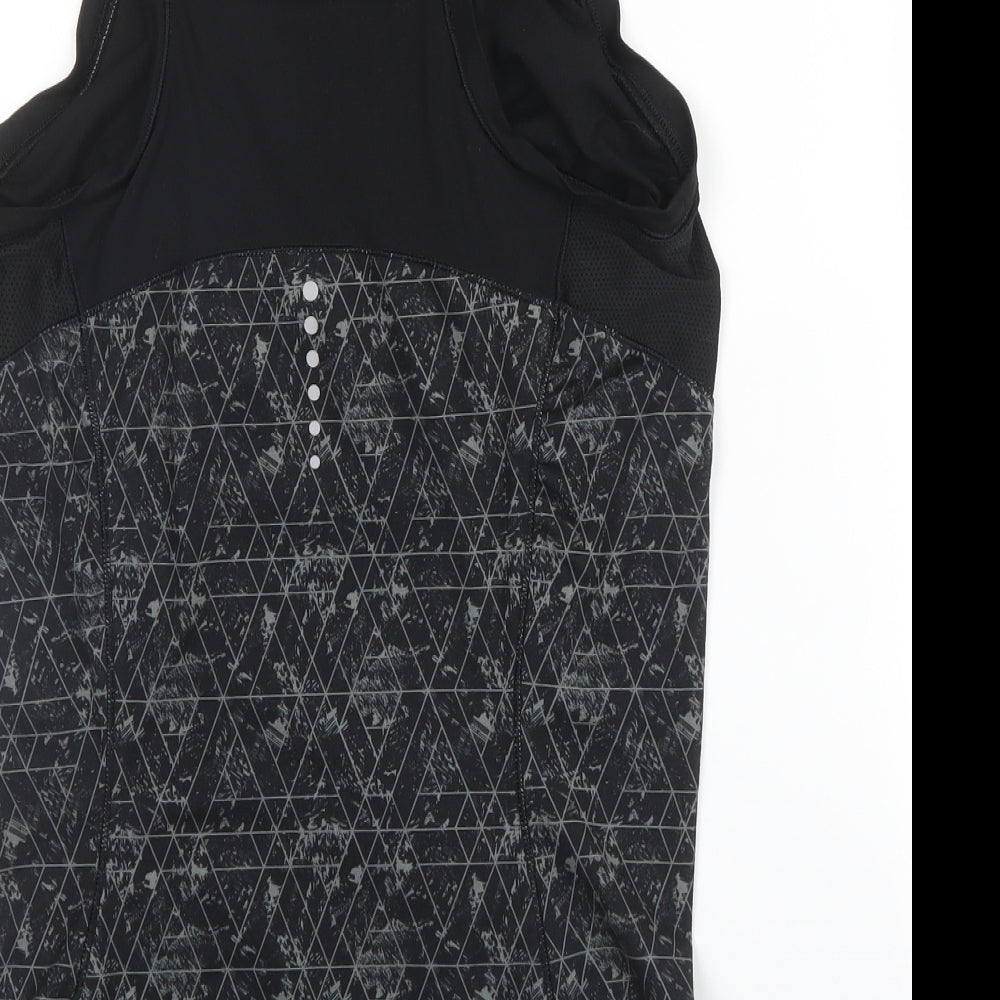 Karrimor Womens Black  Polyester Basic Tank Size 12 Scoop Neck