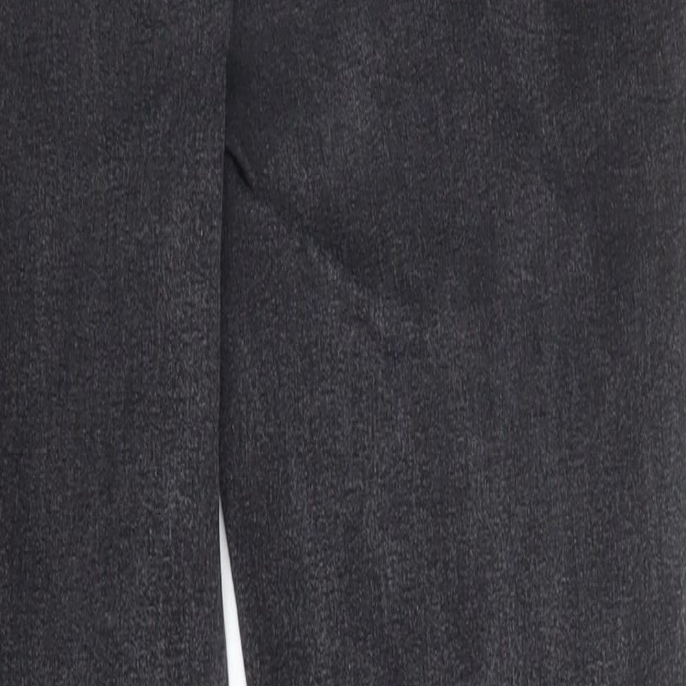 M&S Womens Grey  Cotton Skinny Jeans Size 8 L28 in Slim Zip