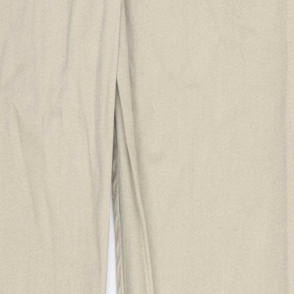 Primark Mens Beige  Cotton Skinny Jeans Size 26 in L27 in Regular Zip