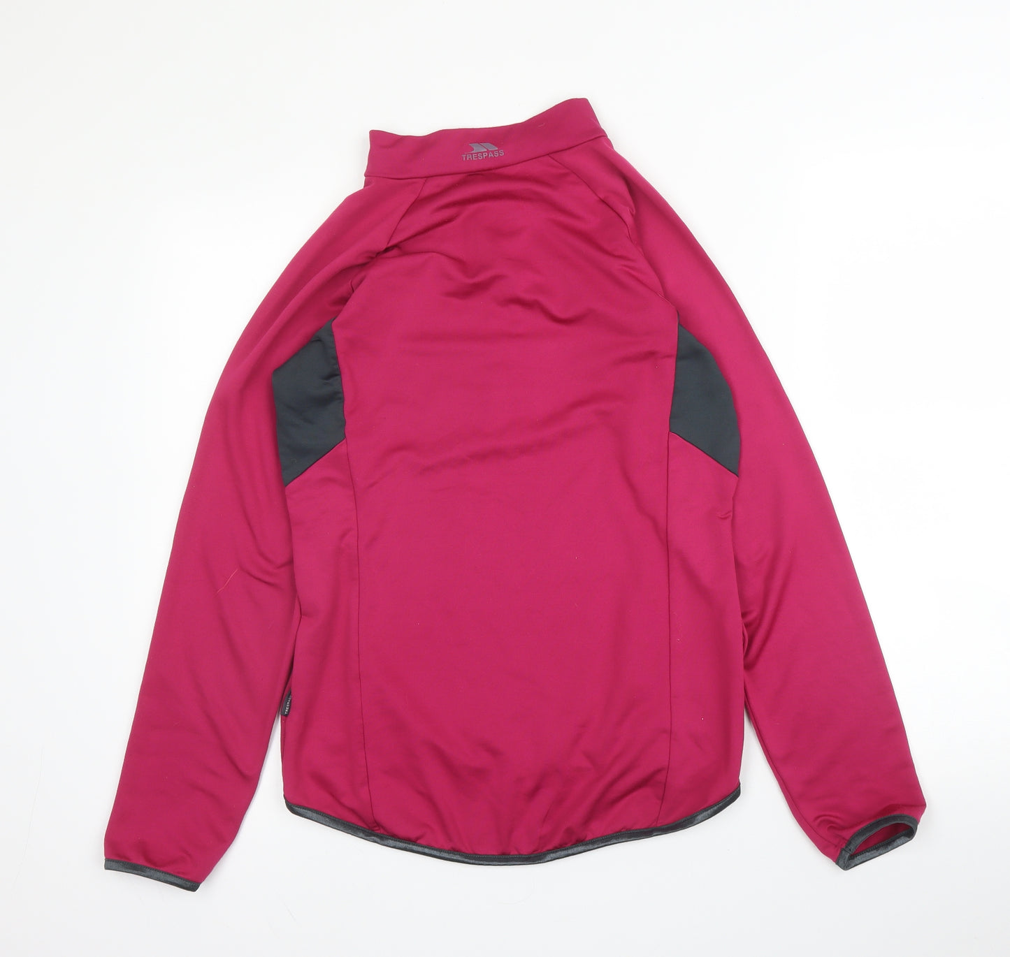 Trespass Womens Pink High Neck  Polyester Pullover Jumper Size M