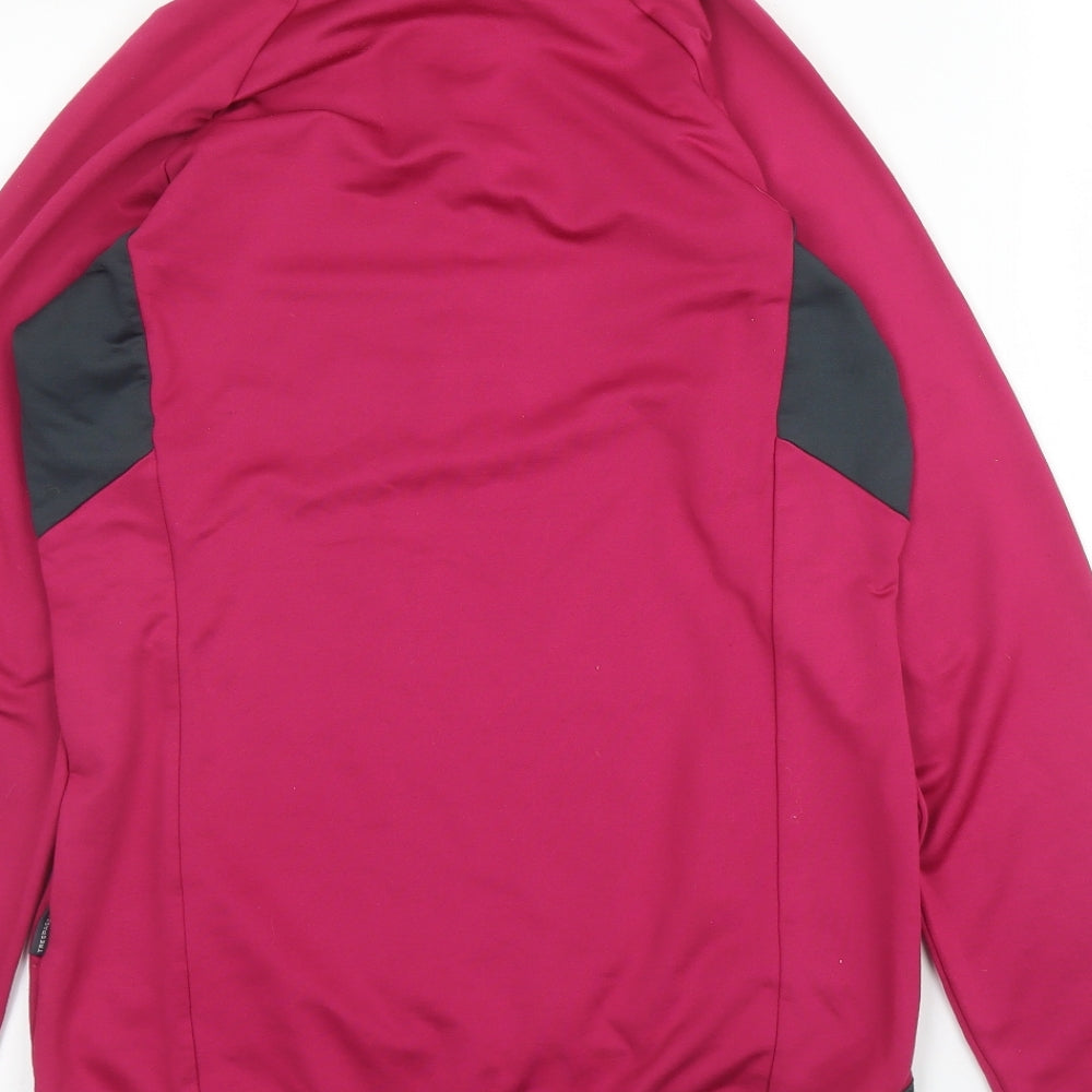 Trespass Womens Pink High Neck  Polyester Pullover Jumper Size M