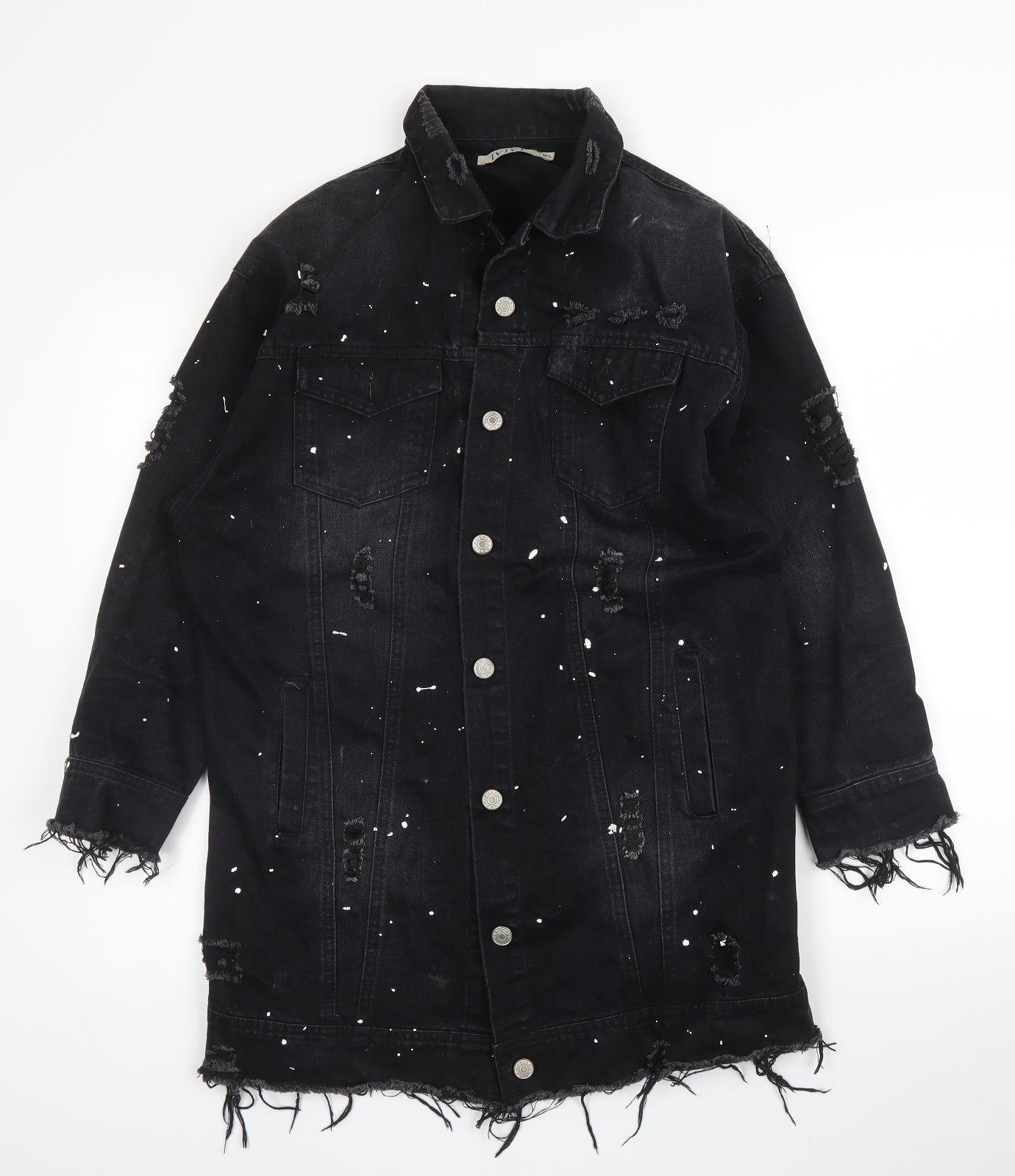 Ivivi Womens Black   Jacket  Size L  Button