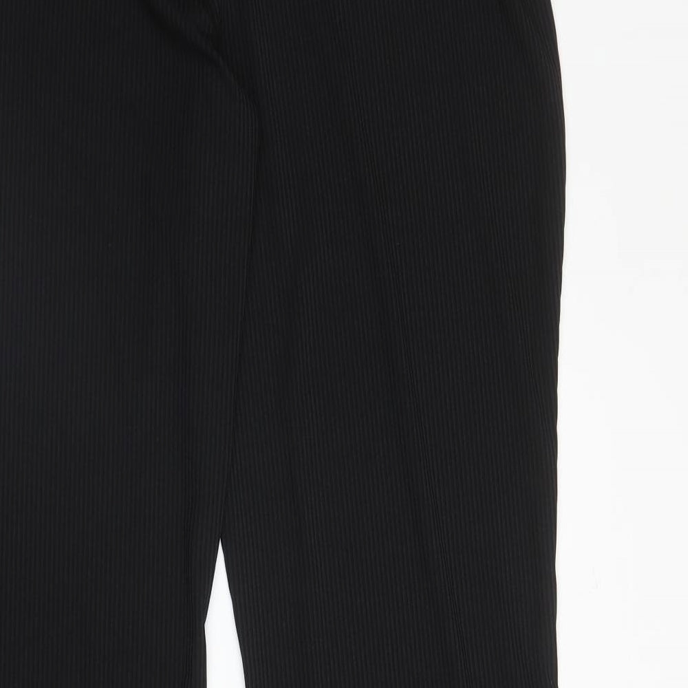 Missguided Womens Black  Polyester Trousers  Size 16 L33 in Regular