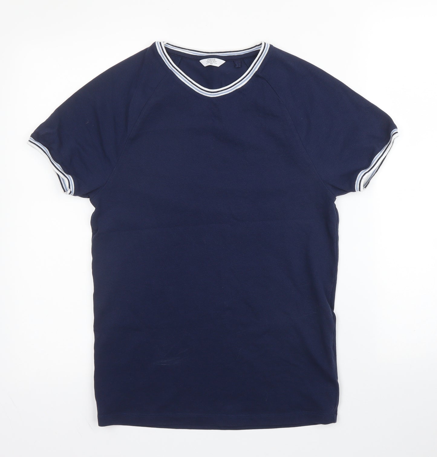 NEXT Mens Blue  Cotton  T-Shirt Size XS Round Neck