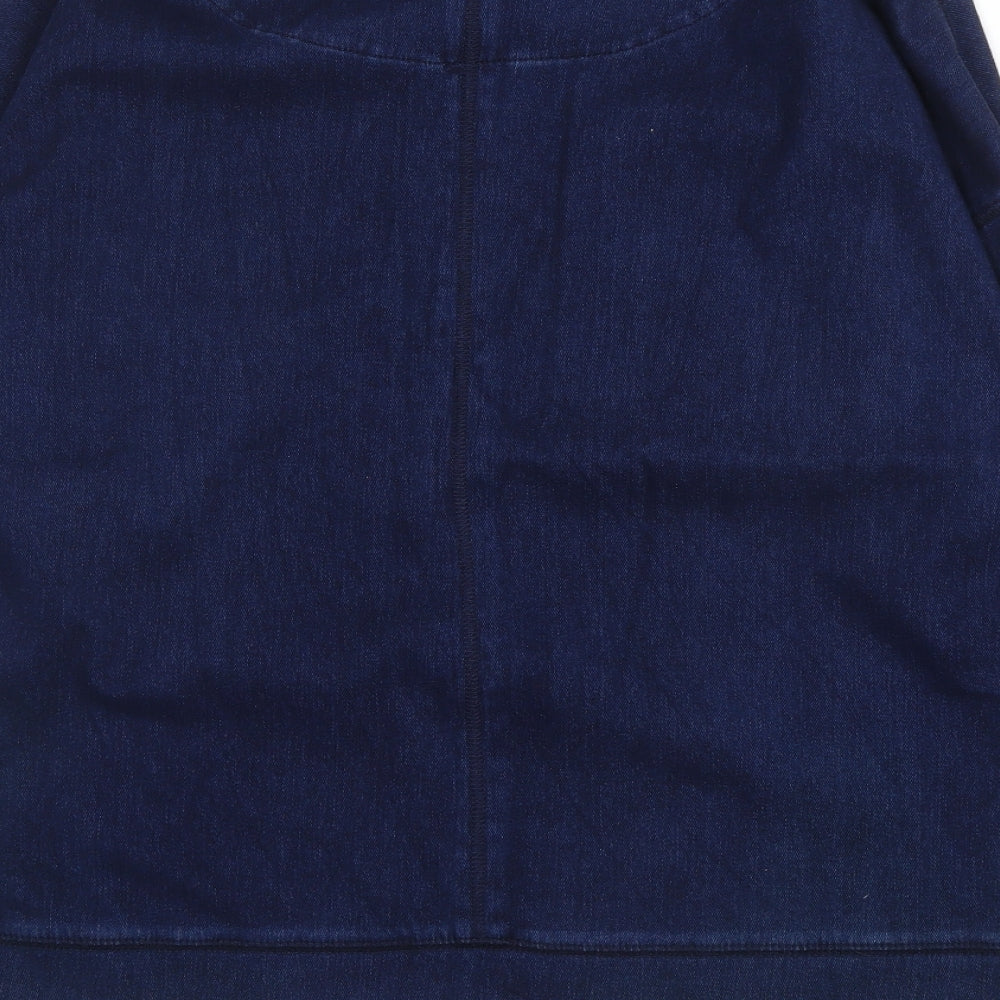 NEXT Mens Blue Round Neck  Cotton Pullover Jumper Size M