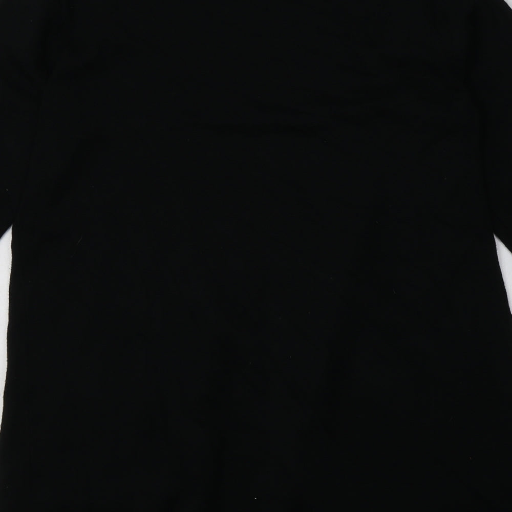 Primark Womens Black V-Neck  Viscose Cardigan Jumper Size S