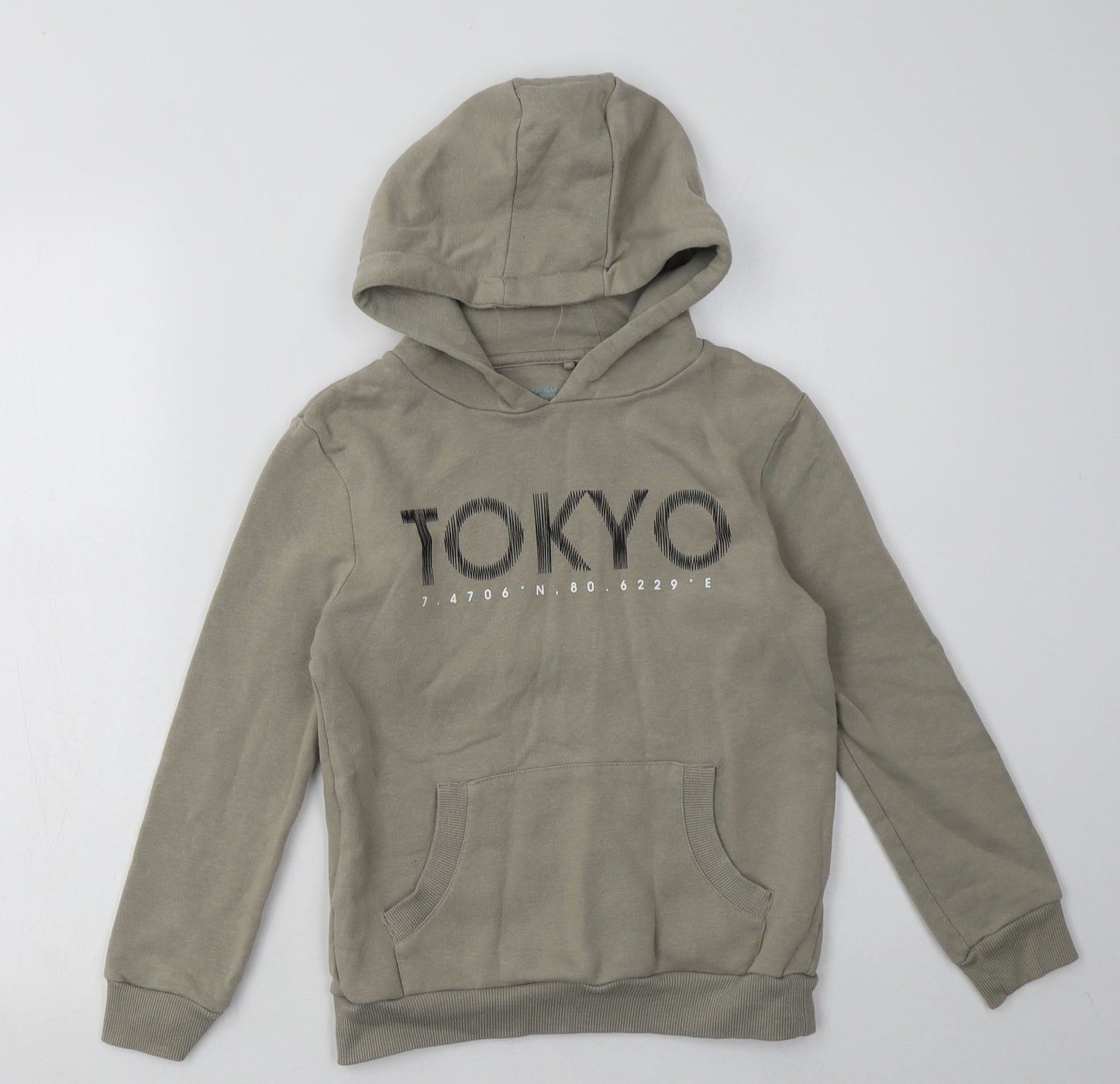 Primark Boys Beige  Cotton Pullover Hoodie Size 8-9 Years  Pullover - Tokyo