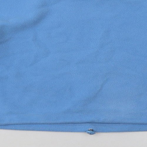 Stradivarius Womens Blue  Polyester Pullover Sweatshirt Size S  Pullover - Cropped