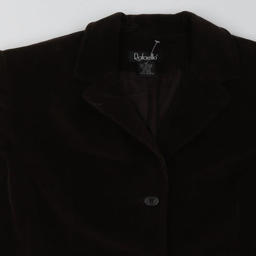 Rafaella Womens Brown   Jacket Blazer Size 14