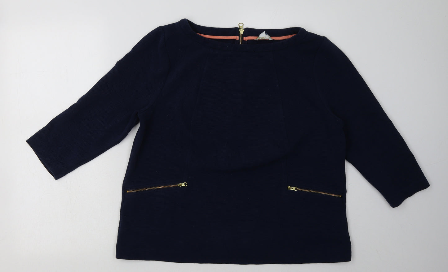Boden Womens Blue  Cotton Pullover Sweatshirt Size 18  Pullover