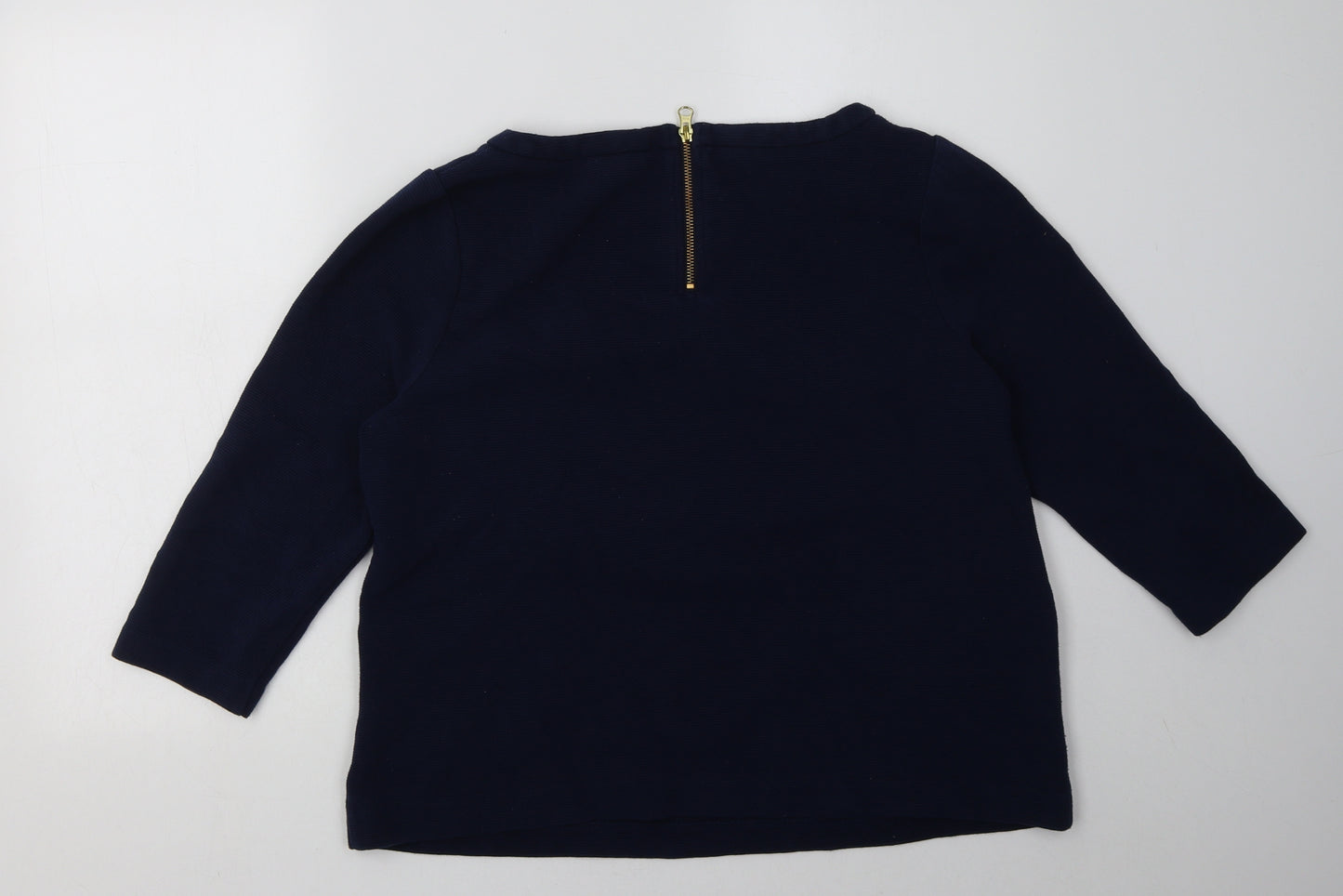Boden Womens Blue  Cotton Pullover Sweatshirt Size 18  Pullover
