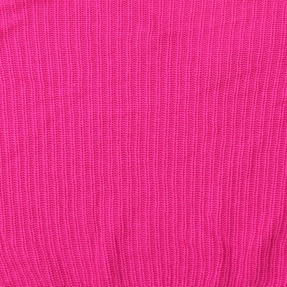 Simply Be Womens Pink  Acrylic Pullover Sweatshirt Size 20  Pullover