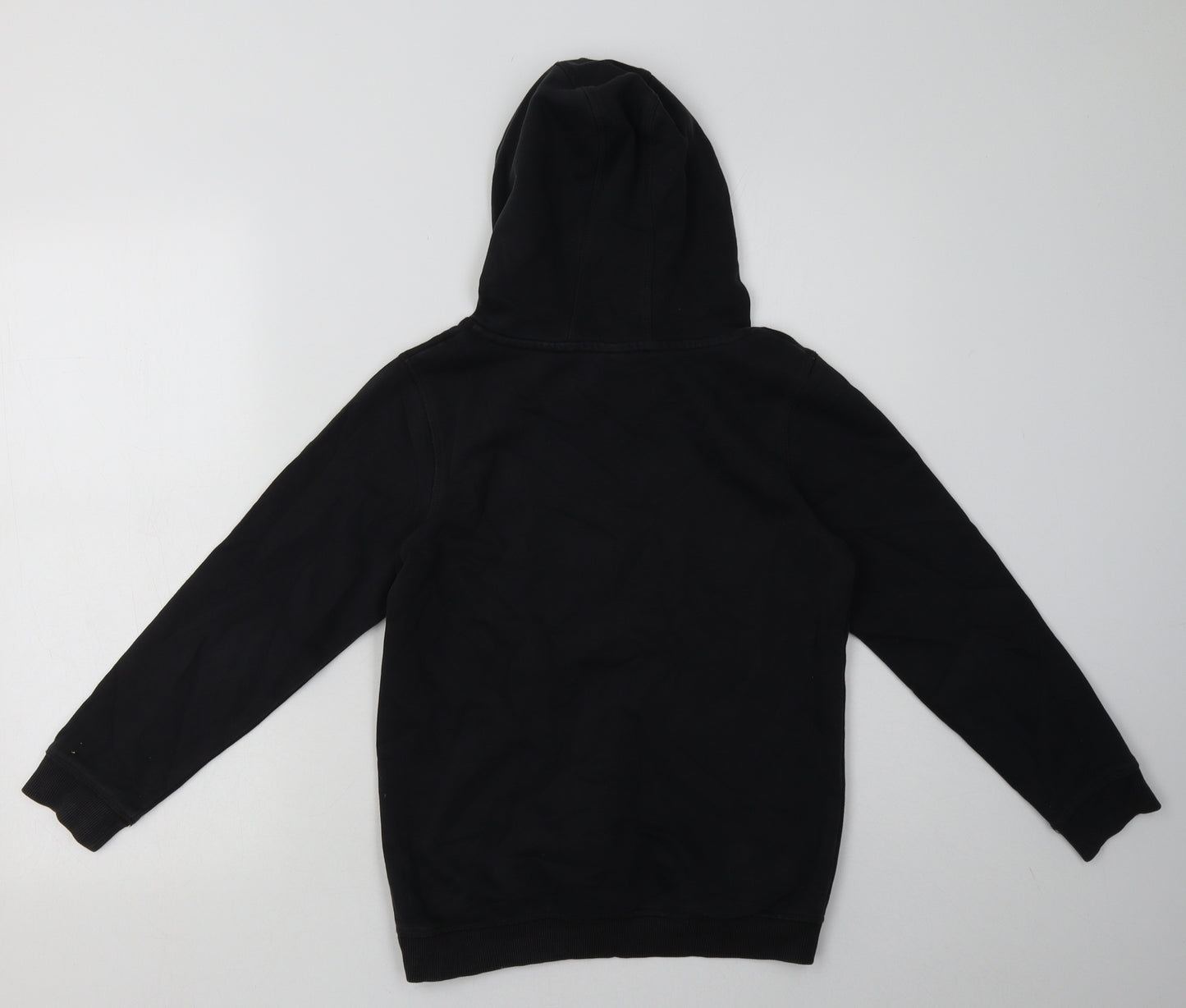 Sainsburys Boys Black  Cotton Pullover Hoodie Size 10 Years  Pullover - Skull