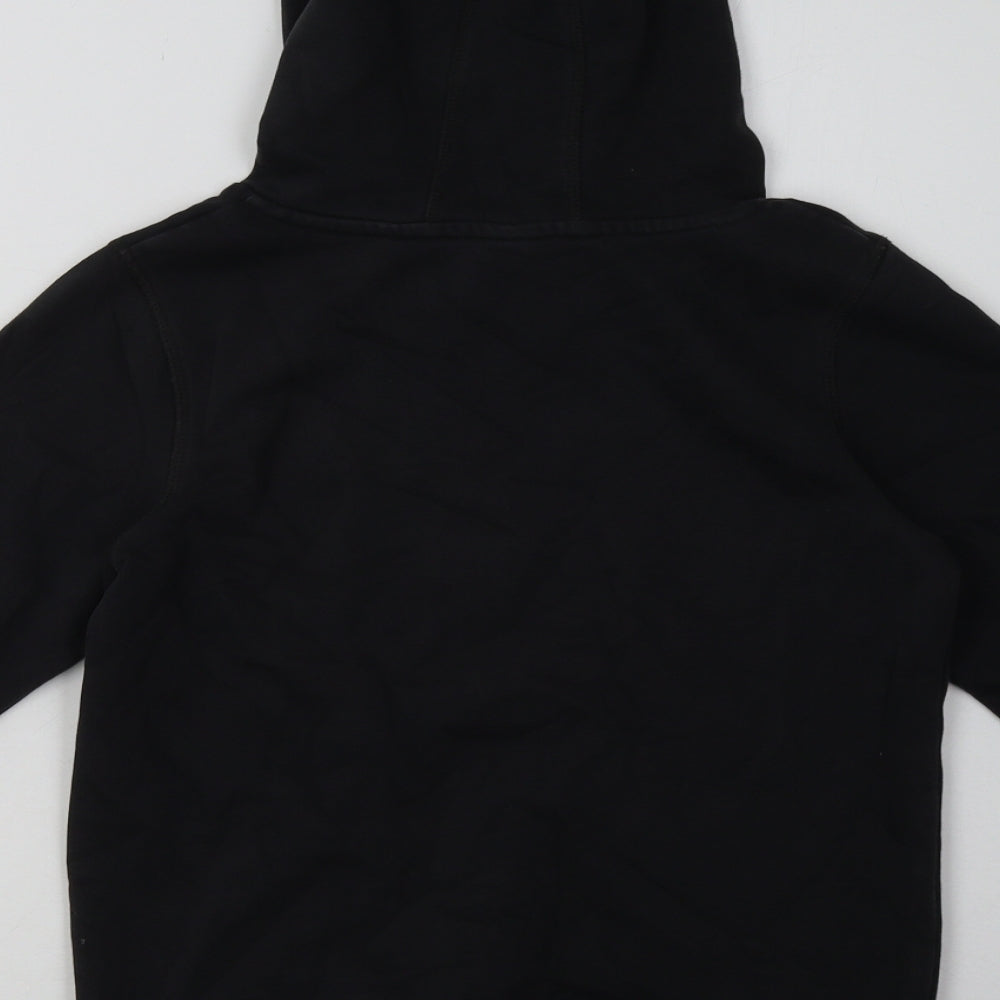 Sainsburys Boys Black  Cotton Pullover Hoodie Size 10 Years  Pullover - Skull