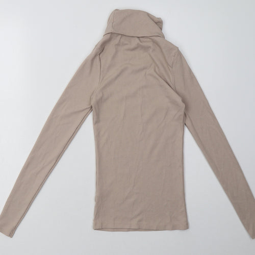 New Look Womens Beige  Polyester Pullover Sweatshirt Size 10  Pullover
