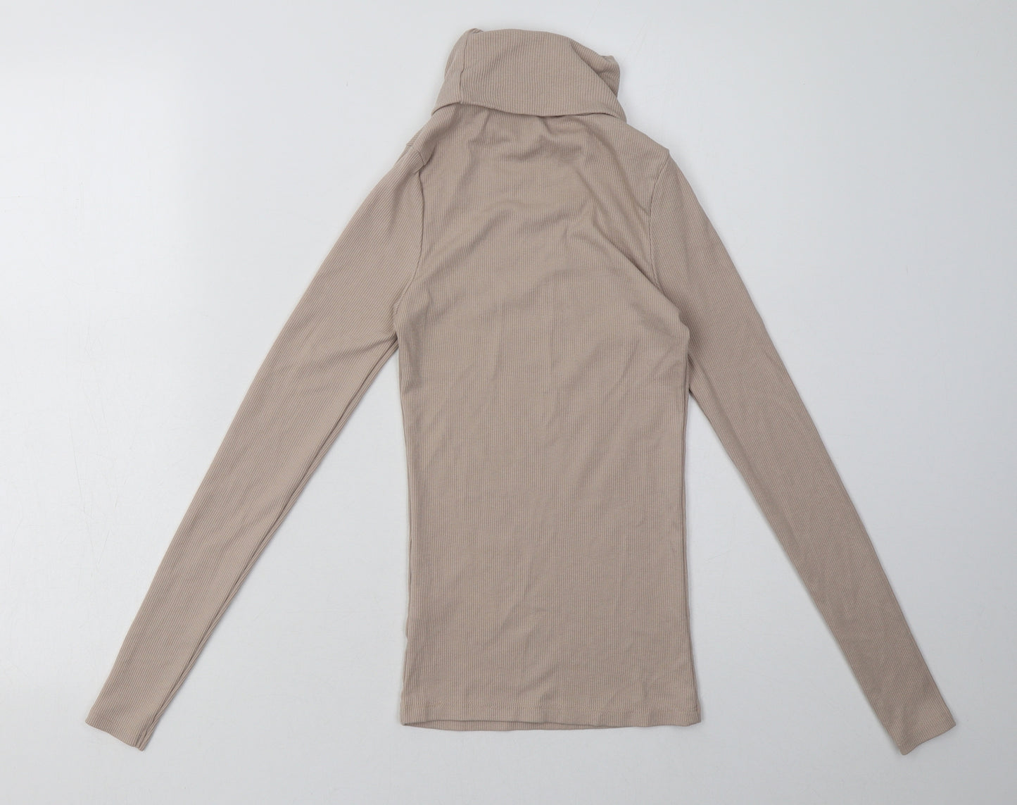 New Look Womens Beige  Polyester Pullover Sweatshirt Size 10  Pullover