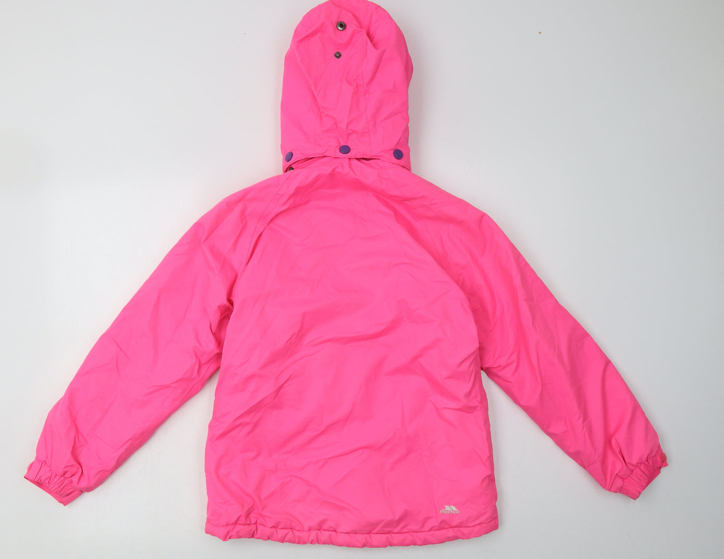Trespass Girls Pink   Overcoat Coat Size 9-10 Years  Zip