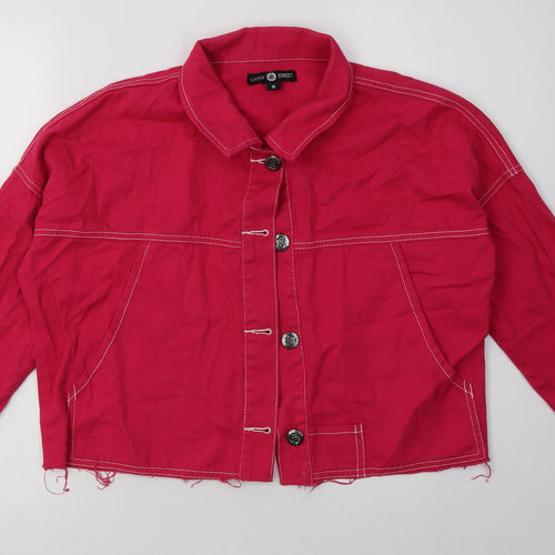 Daisy Street Womens Pink   Jacket  Size 8  Button