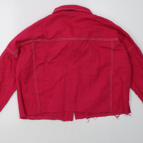 Daisy Street Womens Pink   Jacket  Size 8  Button