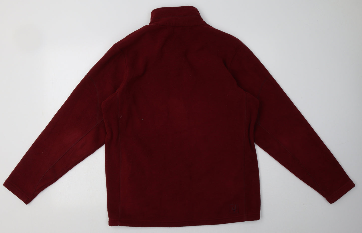Ayacucho Mens Red  Polyester Full Zip Sweatshirt Size M