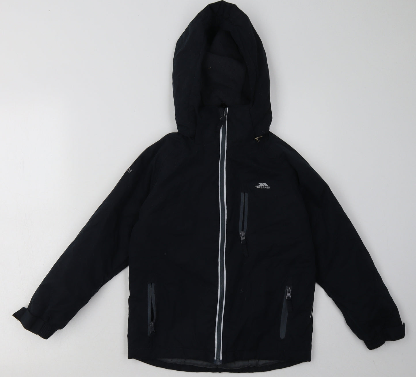 Trespass Boys Black   Basic Coat Coat Size 5-6 Years  Zip