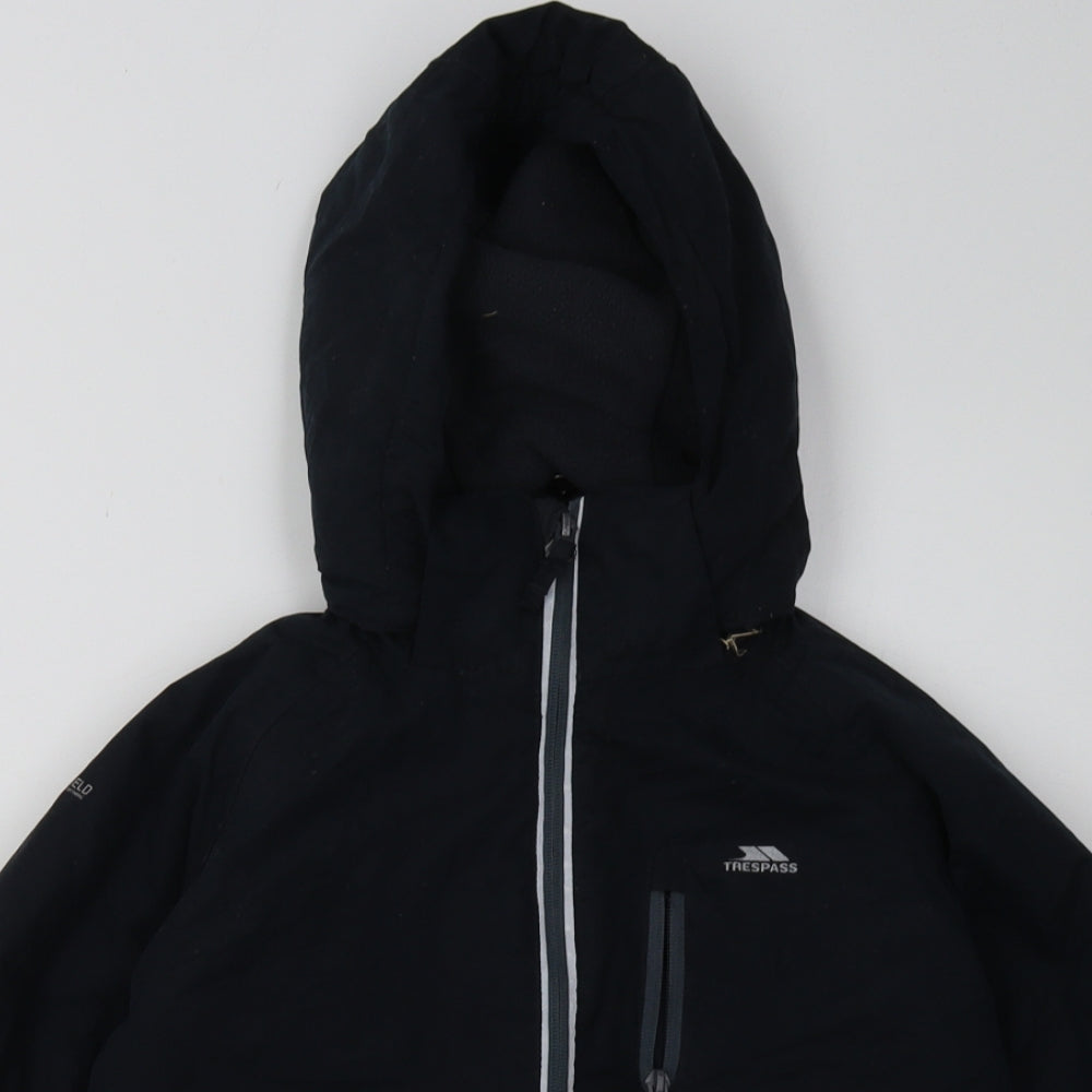 Trespass Boys Black   Basic Coat Coat Size 5-6 Years  Zip