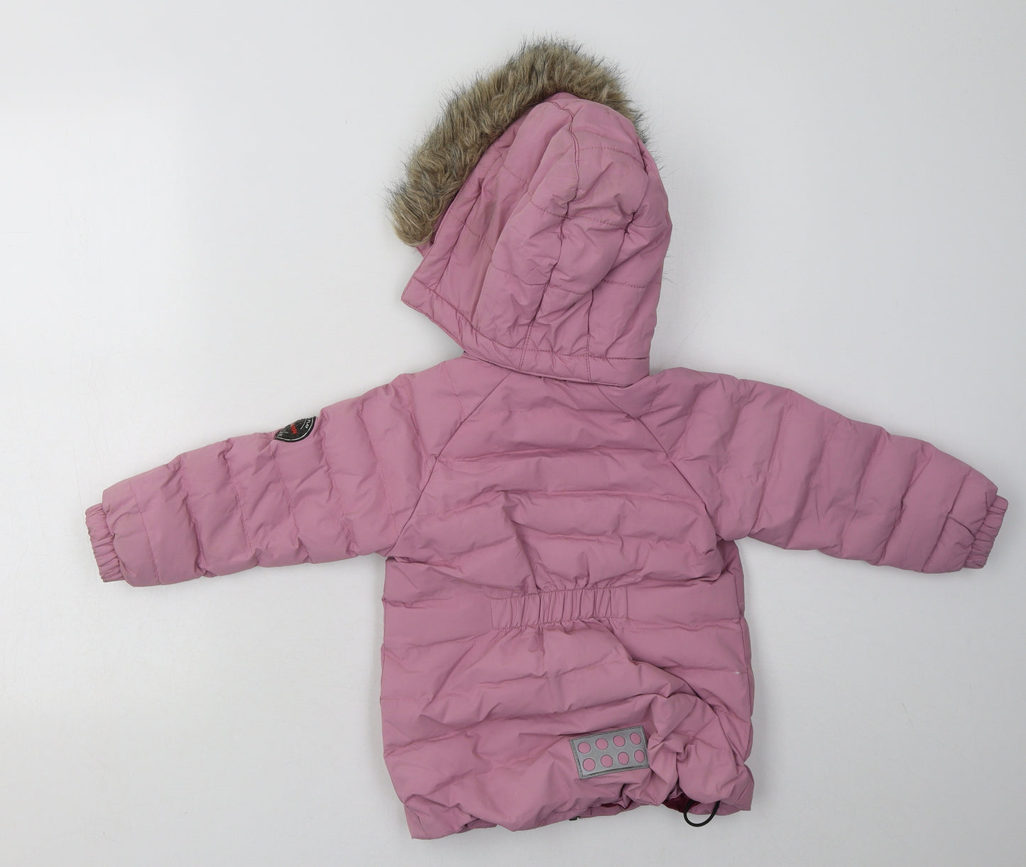 LEGO Girls Pink   Basic Coat Coat Size 18-24 Months   Zip