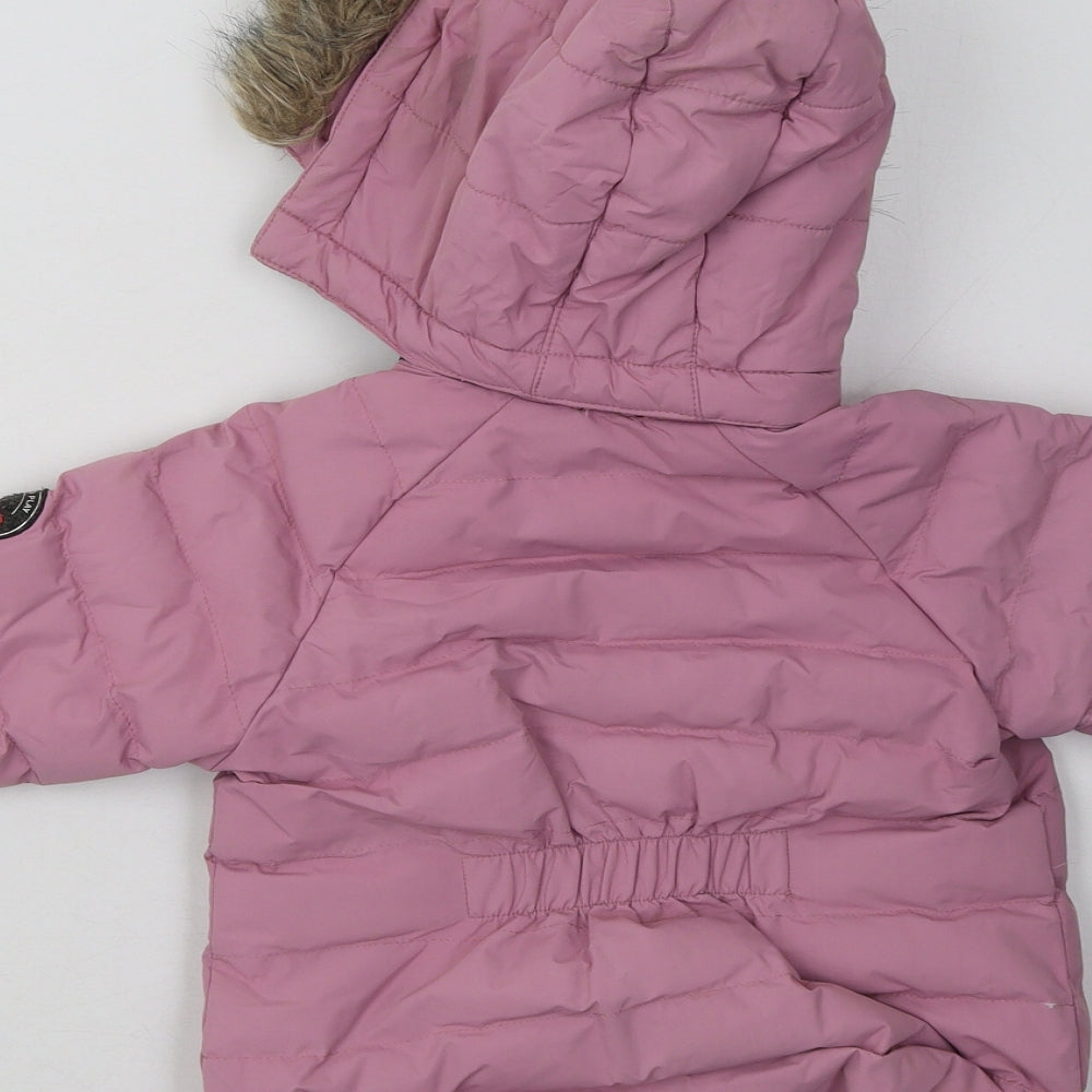 LEGO Girls Pink   Basic Coat Coat Size 18-24 Months   Zip