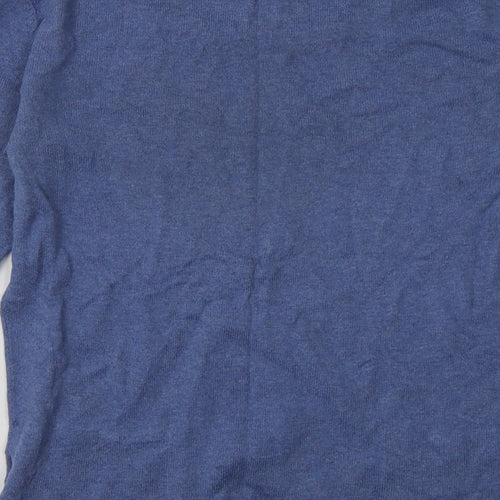 Debenhams Womens Blue  Cotton Pullover Sweatshirt Size 10  Pullover